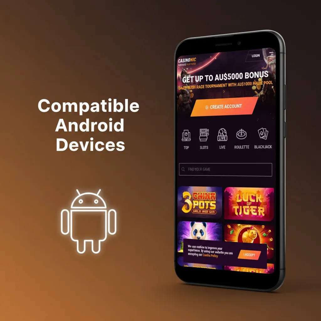 Supported Android devices: Galaxy S21–S23, A52/A54, Pixel 6–8, Reno8/10, Redmi Note 12/13, Moto G82/G84, Nord 2T/CE3, Tab A8