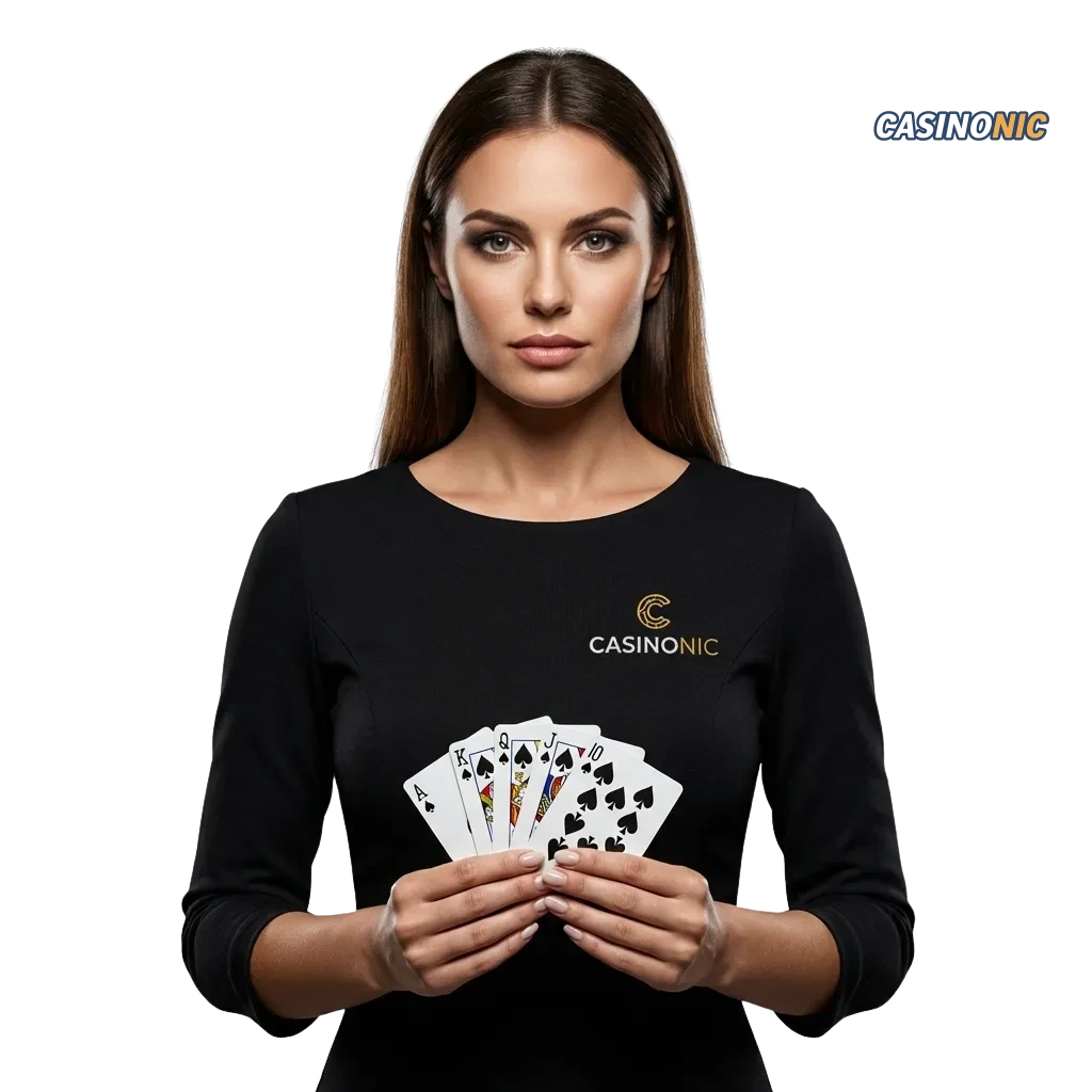 Casinonic online casino homepage featuring pokies, table games, and secure payment options for Australian players