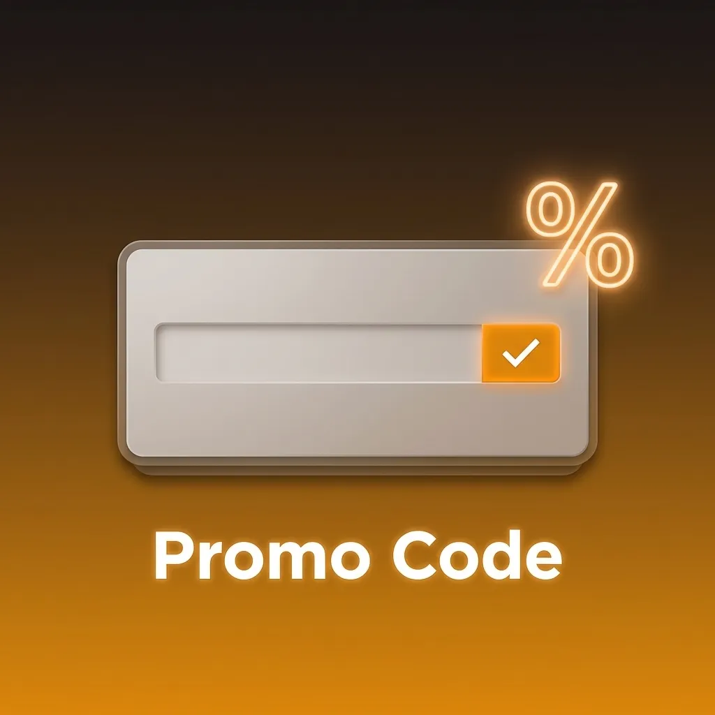 Table showing promo codes WELCOME300, RELOAD50, and FREESPIN with deposit bonuses and instructions for applying them.