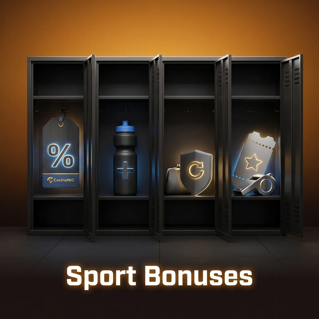 Sports betting promotions including welcome bonus, accumulator boosts, cricket cashback, and esports free bets