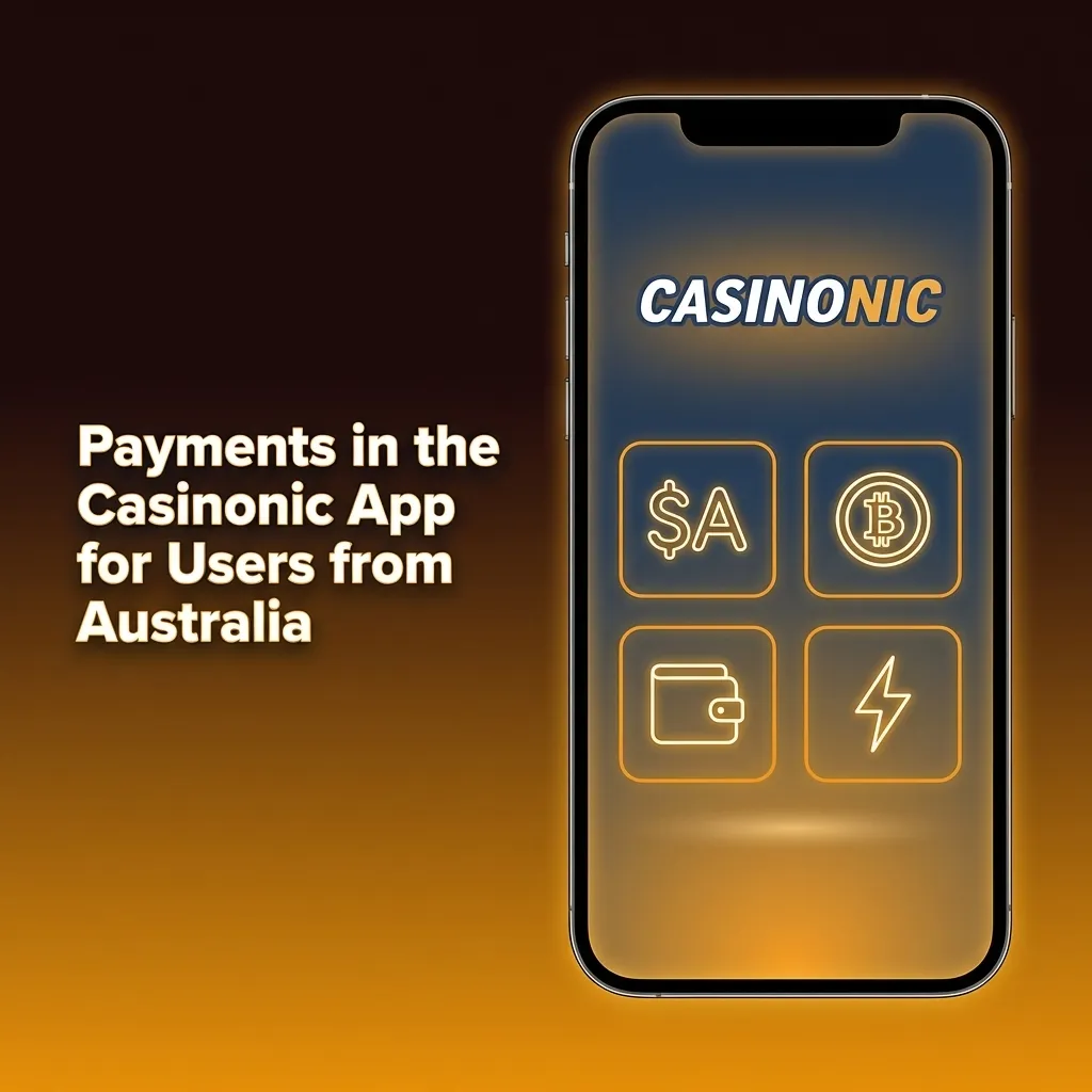 Casinonic app payment methods for Australian users including credit cards, e-wallets, cryptocurrencies, and bank transfers